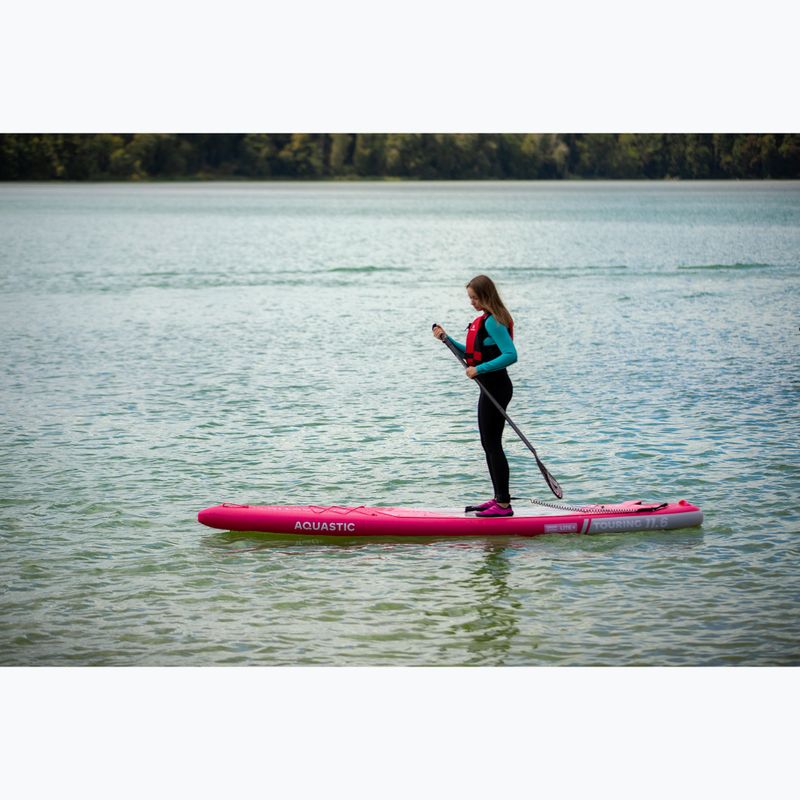 SUP AQUASTIC túradeszka 11'6" rózsaszínű 20