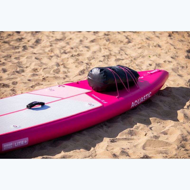 SUP AQUASTIC túradeszka 11'6" rózsaszínű 24