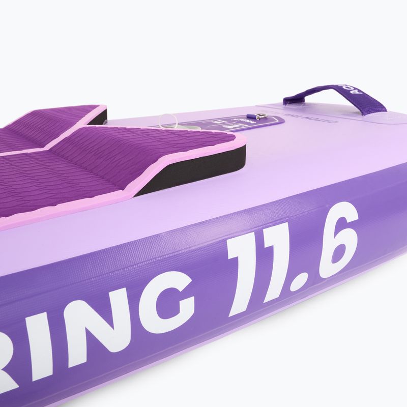 Felfújható SUP deszka szett AQUASTIC Touring 11'6" purple 12