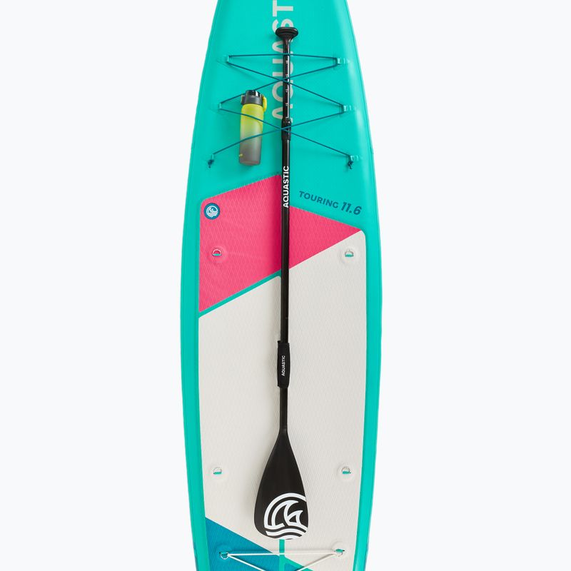 Felfújható SUP deszka szett AQUASTIC Touring 11'6" green 15