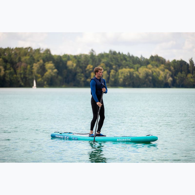 Felfújható SUP deszka szett AQUASTIC Touring 11'6" green 22