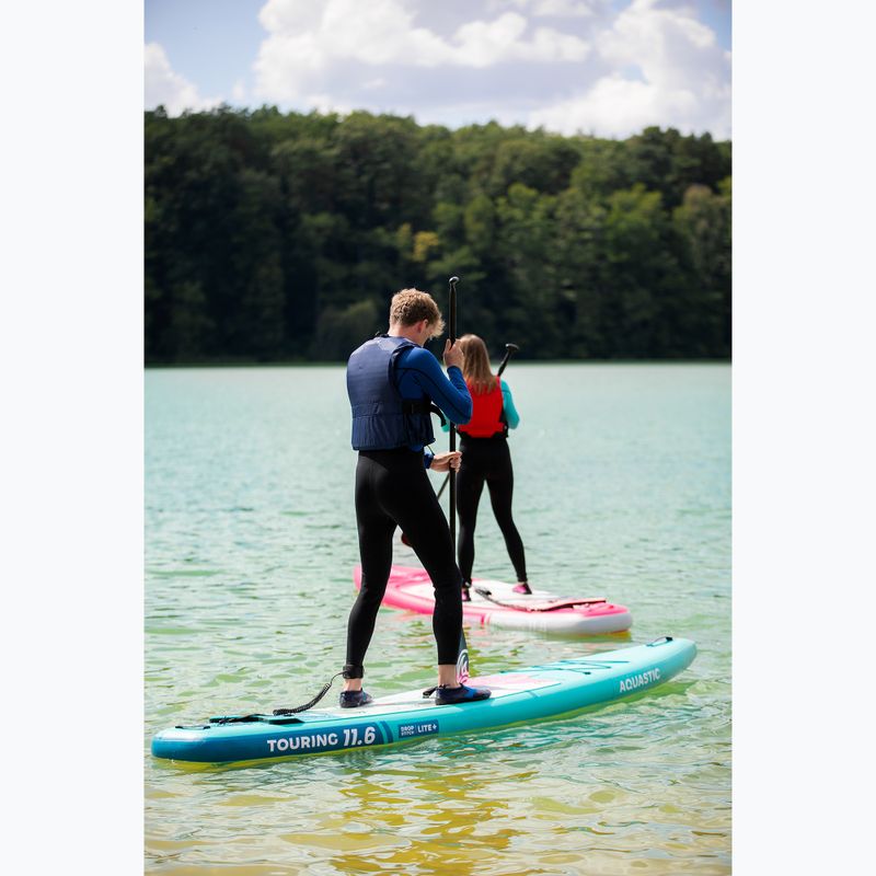 Felfújható SUP deszka szett AQUASTIC Touring 11'6" green 23