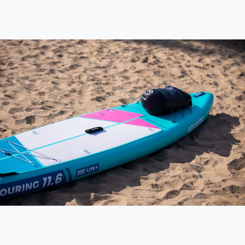 Felfújható SUP deszka szett AQUASTIC Touring 11'6" green 25