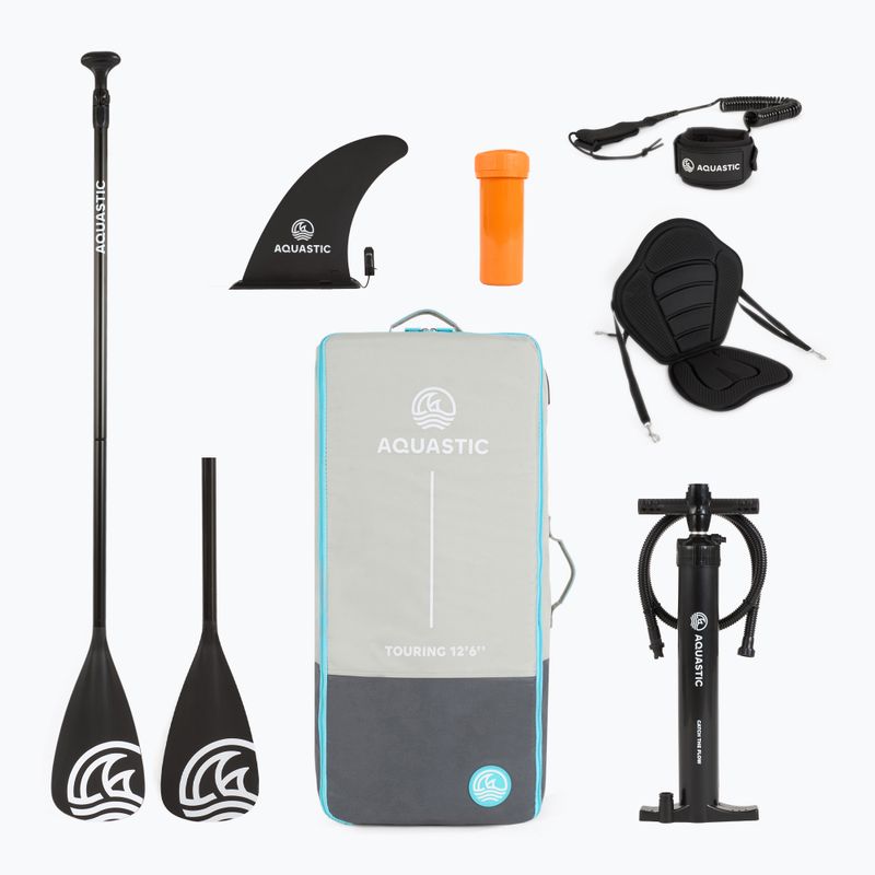 SUP AQUASTIC Touring deszka 12'6" sötétkék 19