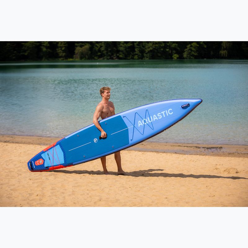 Felfújható SUP deszka szett AQUASTIC Touring Pro 14'0" dark blue 19