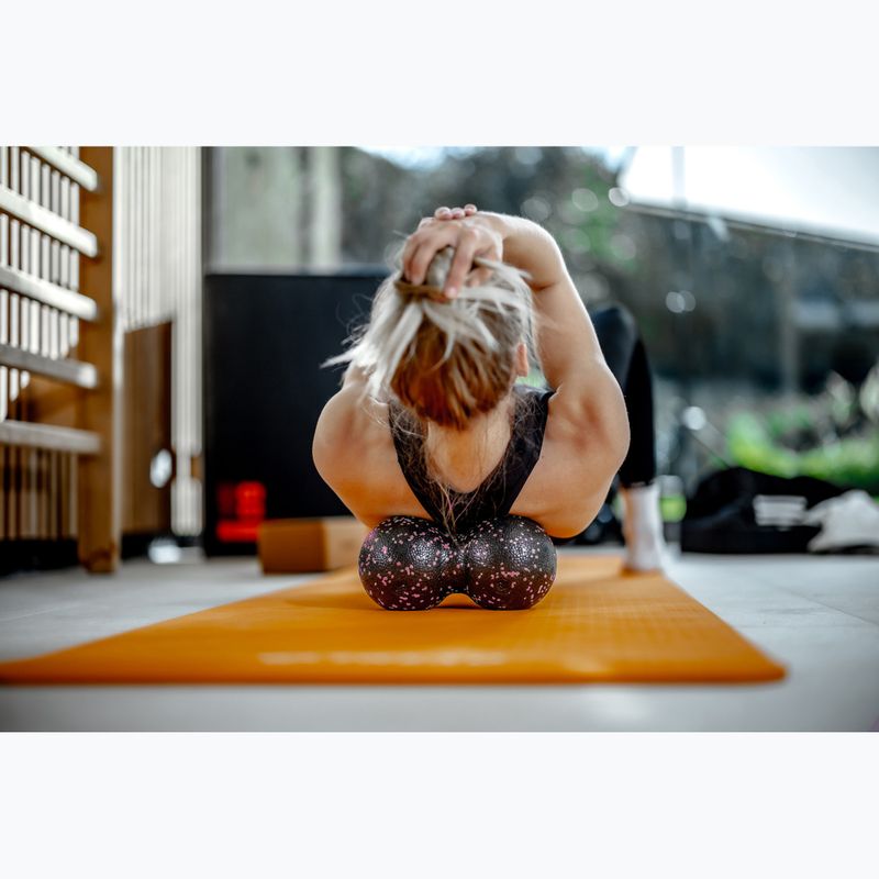 XTREXO TRX-MSP012 dupla masszázslabda 12 cm fekete/rózsaszín 3