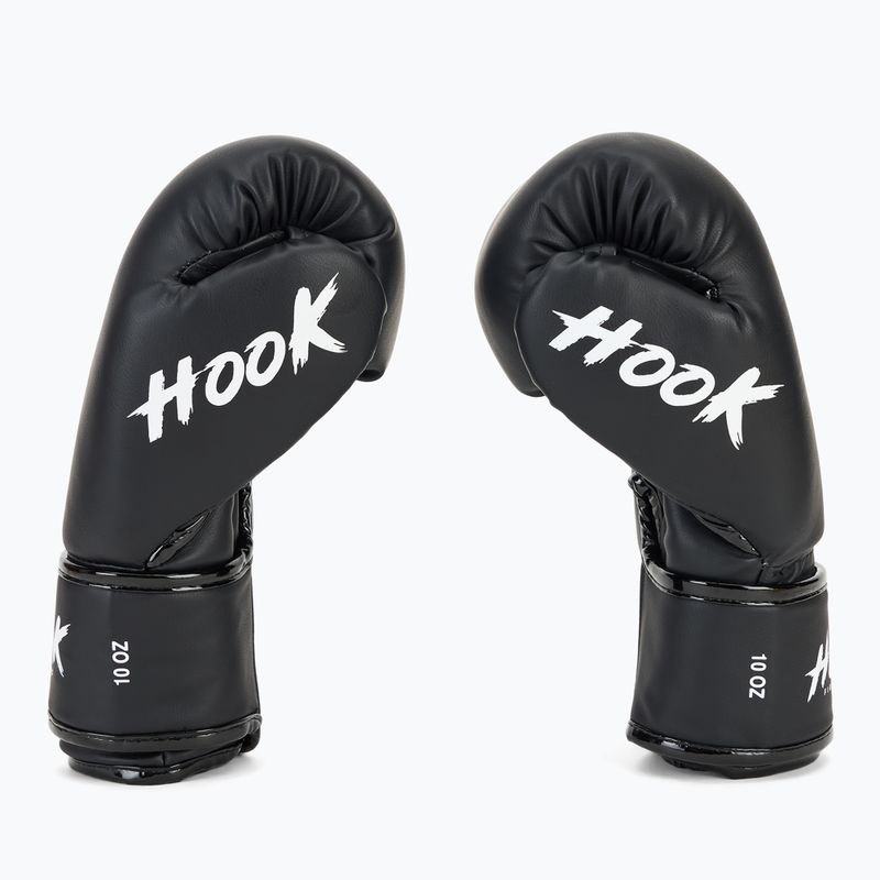 HOOK FIGHTING Ready To Spar bokszkesztyű kézvédővel, fekete színű 5