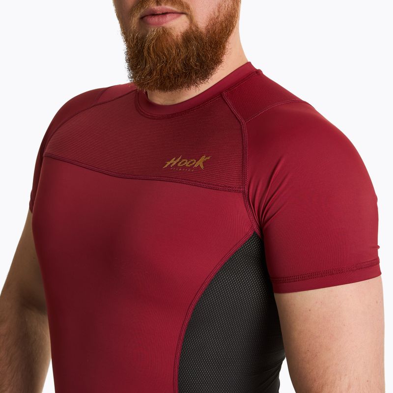 Férfi Rashguard HOOK FIGHTING Base piros 3