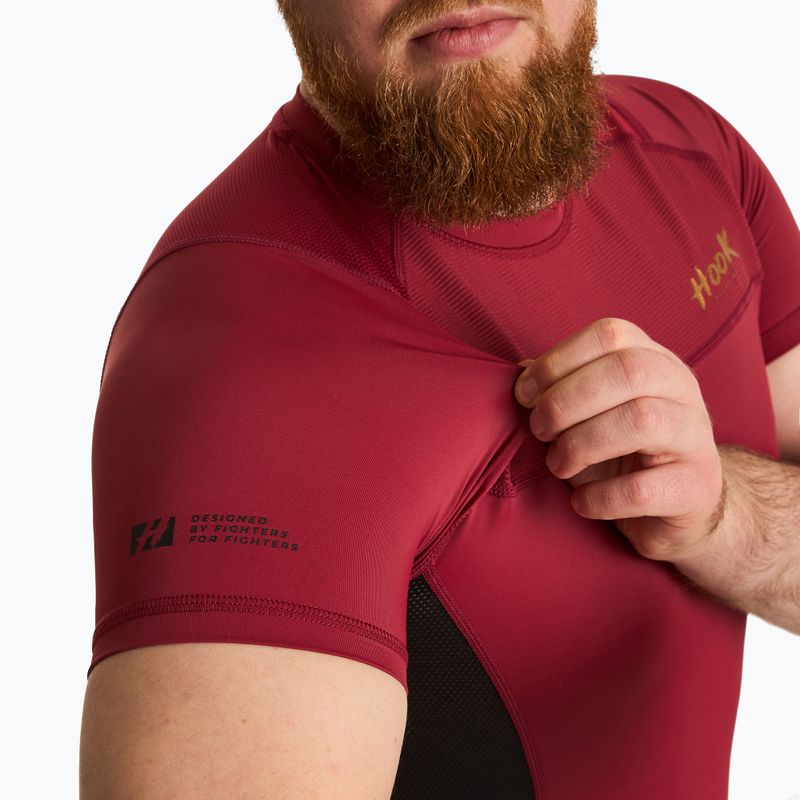 Férfi Rashguard HOOK FIGHTING Base piros 4