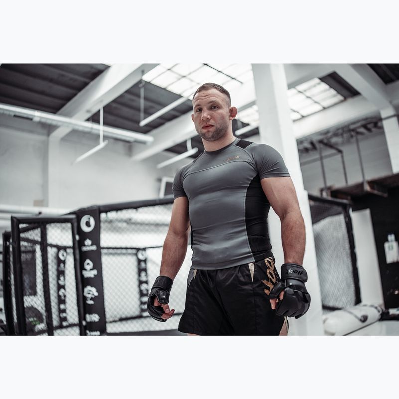 Férfi rashguard HOOK FIGHTING Base fekete