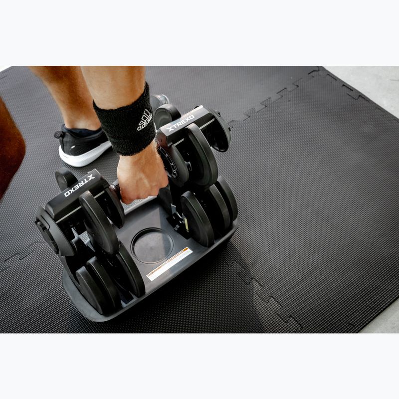 XTREXO állítható súlyzó TXO-B4W003 18 kg fekete 6