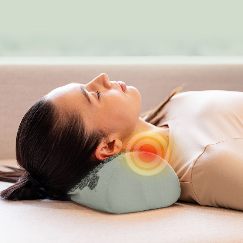 Akupresszúrás matrac XTREXO párnával TXO-B4Z004-GN zöld 9