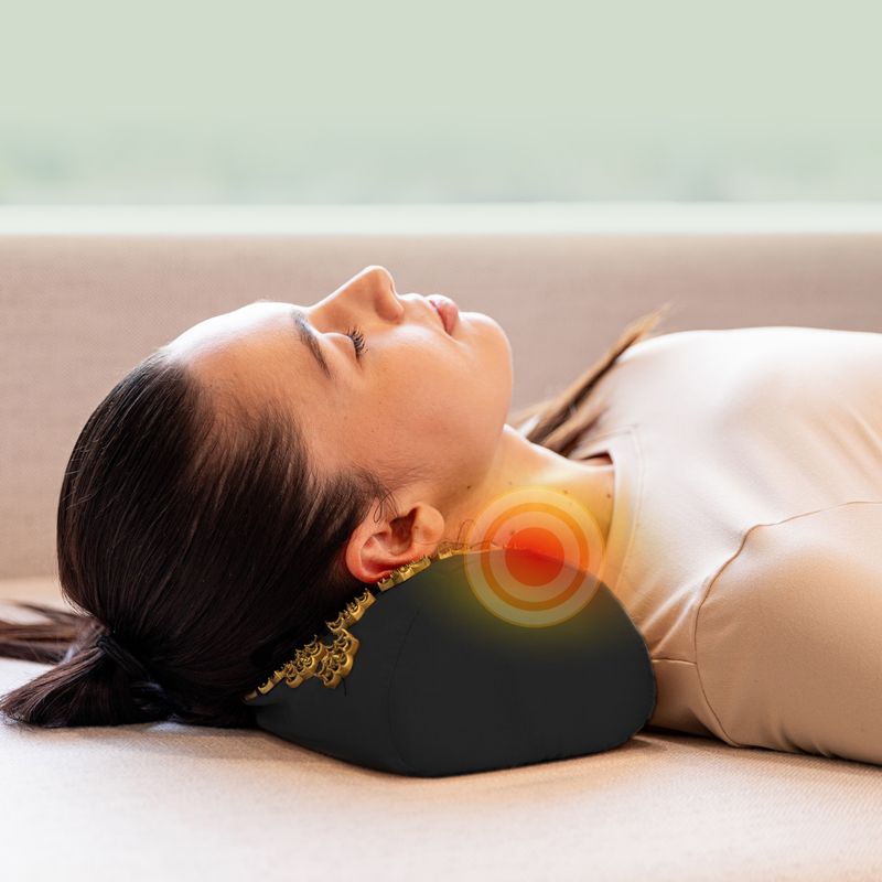 Akupresszúrás matrac XTREXO párnával TXO-B4Z004-BK fekete 10