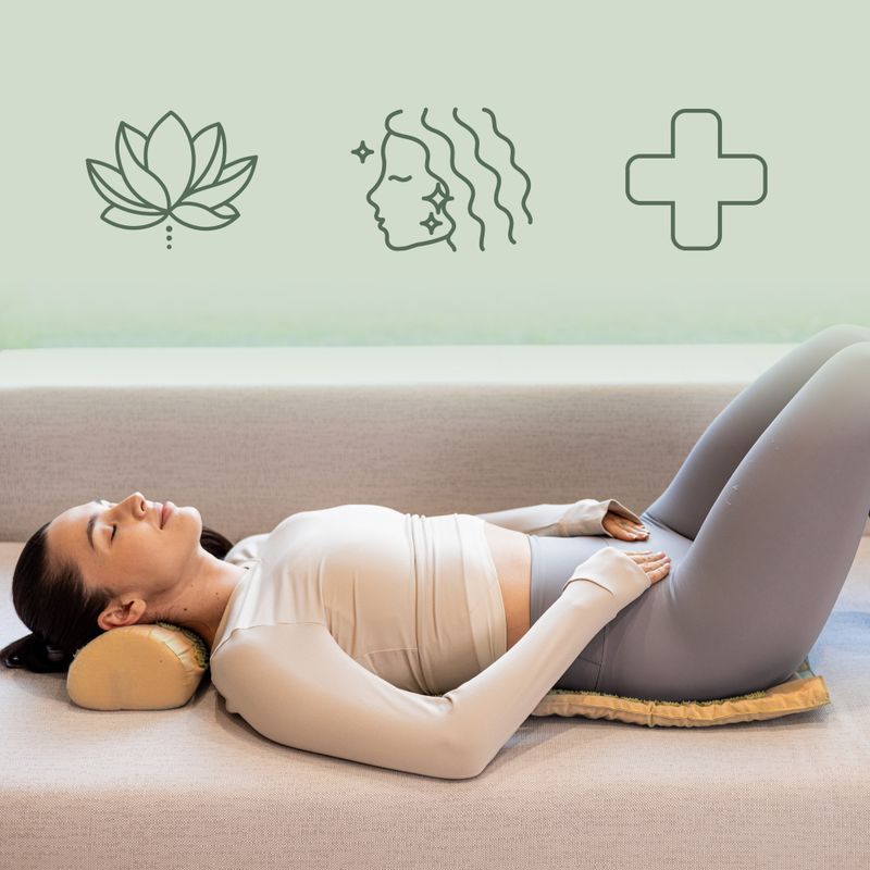 Akupresszúrás matrac XTREXO párnával TXO-B4Z004-BZ barna 8