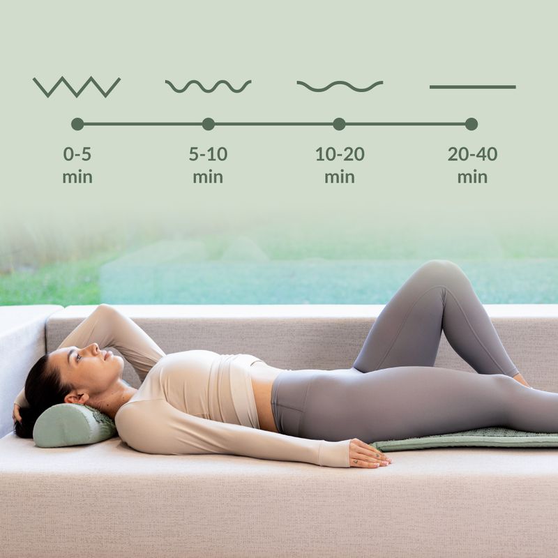 Akupresszúrás matrac XTREXO nagy, párnával TXO-B4Z005-GN zöld 11