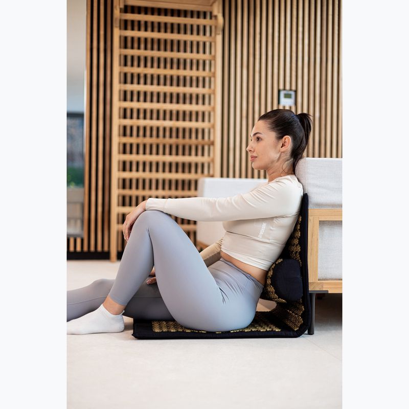 Akupresszúrás matrac XTREXO nagy, párnával TXO-B4Z005-BK fekete 13