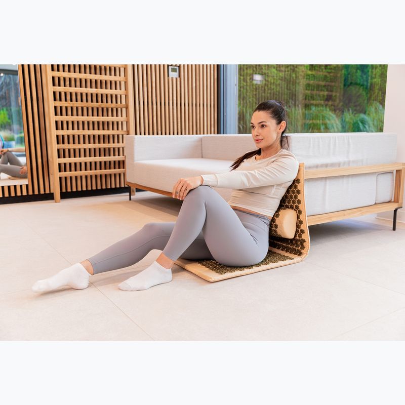 Akupresszúrás matrac XTREXO nagy, párnával TXO-B4Z005-BZ barna 13