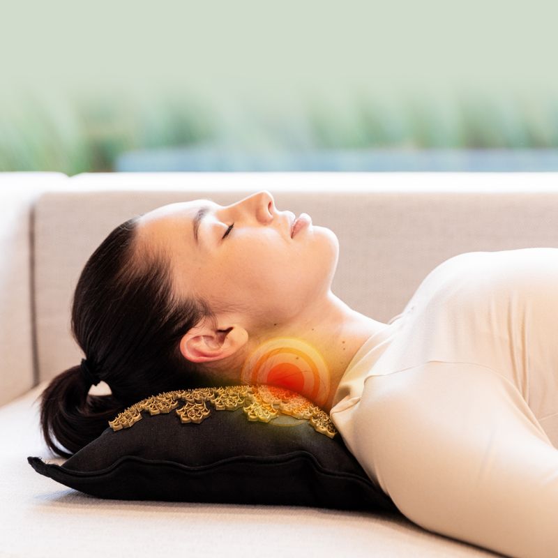 Akupresszúrás matrac XTREXO ECO párnával TXO-B4Z006-BK fekete 10