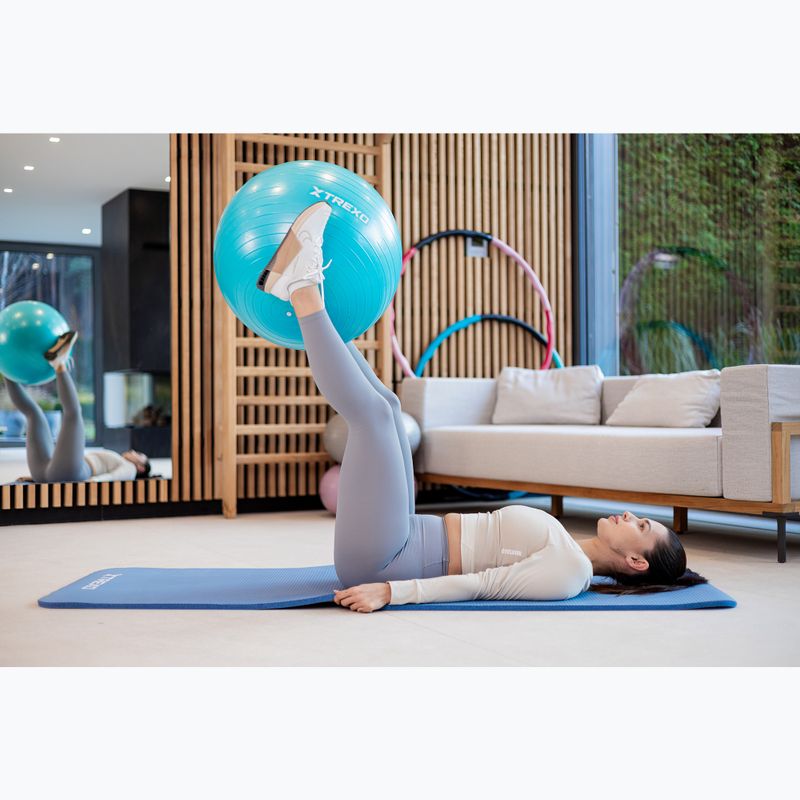 Gimnasztikai labda XTREXO TXO-B4Z007-GN 55 cm türkiz 4
