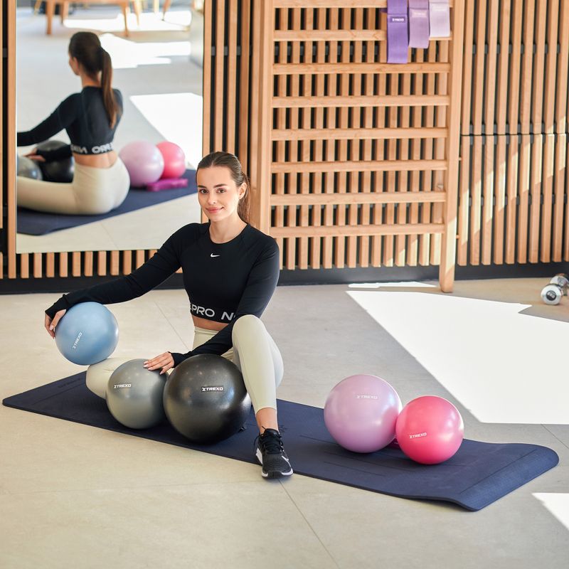 Mini gimnasztikai labda XTREXO TXO-B4Z010-GY 20 cm szürke 3