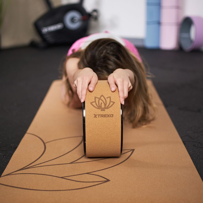 Jóga karika XTREXO parafa TXO-B4Z024-NC természetes 6