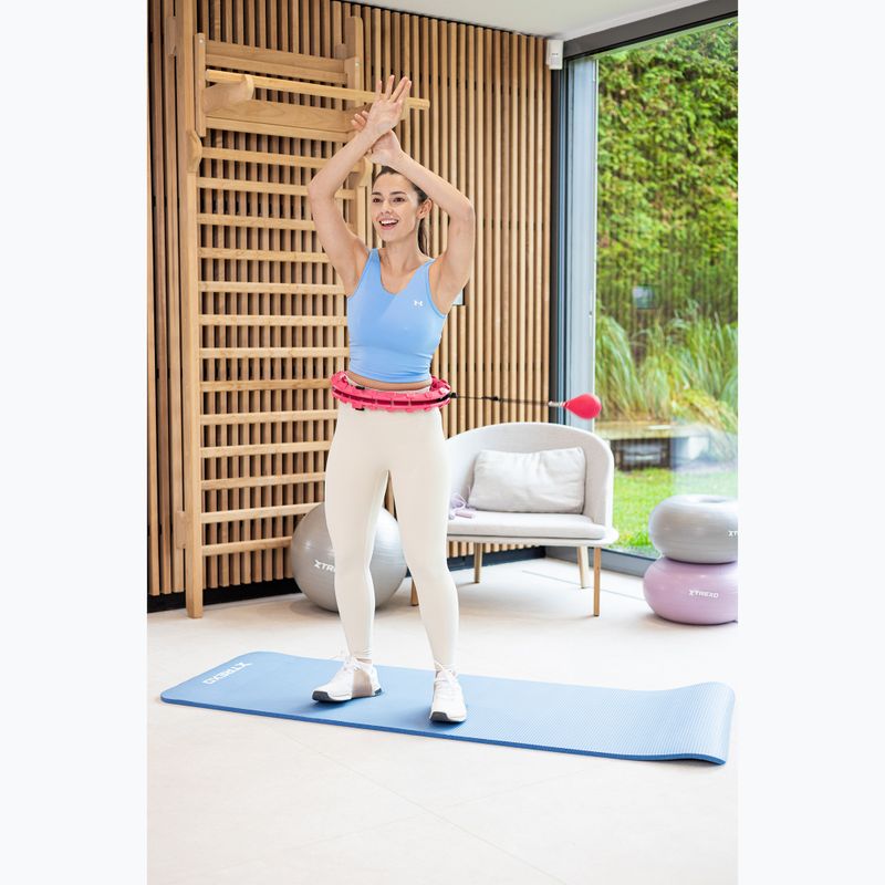 Súlyozott hullahopp karika XTREXO TXO-B4Z036-PK rózsaszín 4