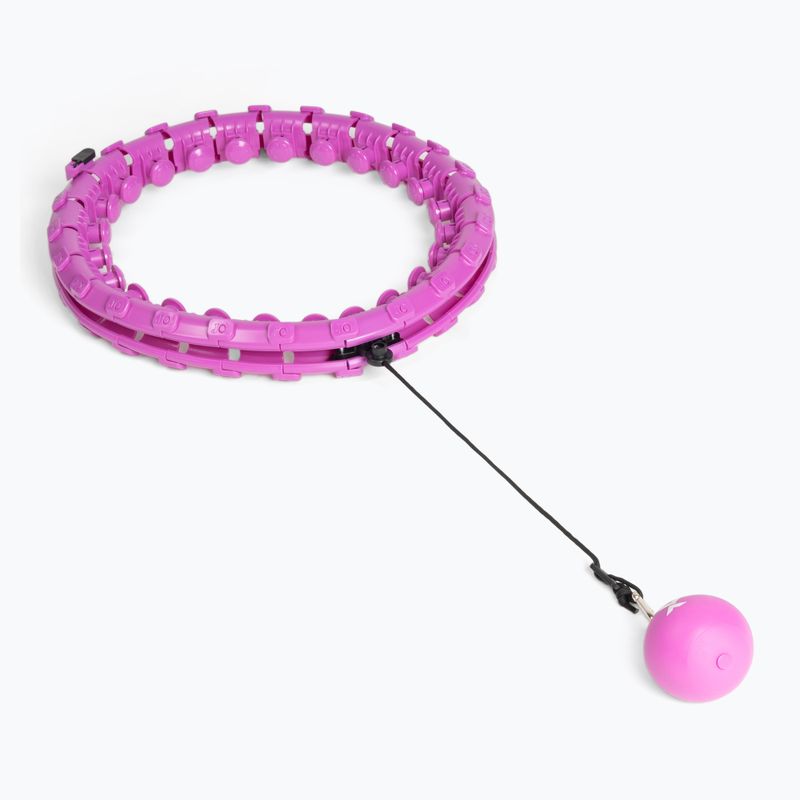 Súlyozott hullahopp karika XTREXO TXO-B4Z036-VT lila 8