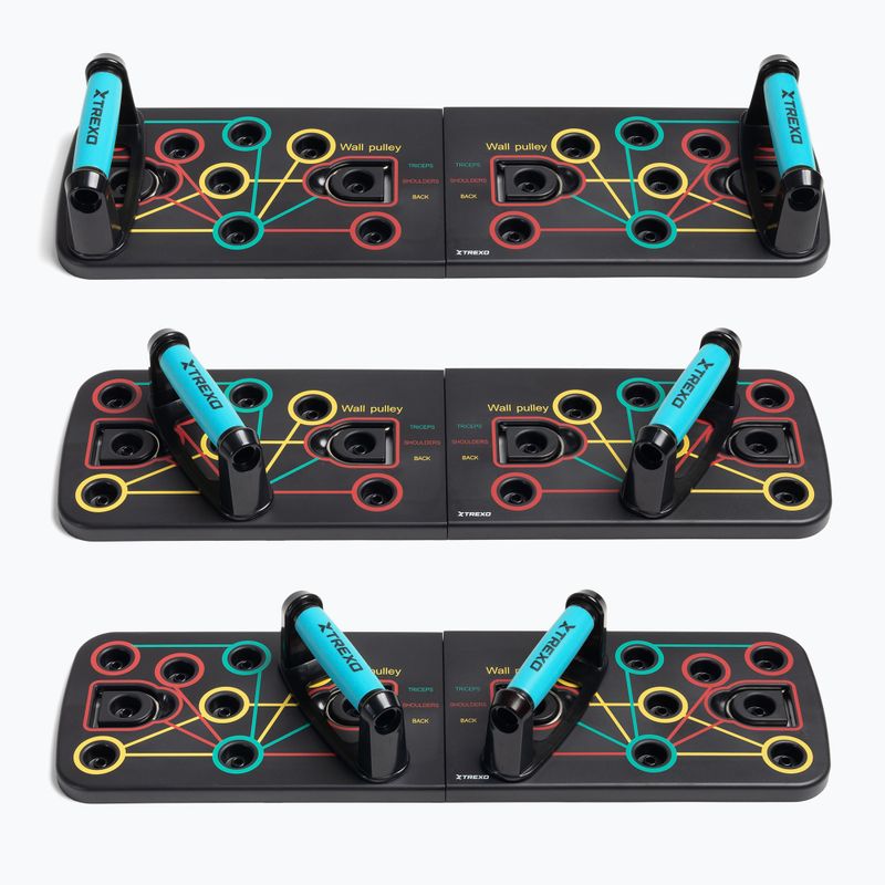 Multifunkciós platform fogókkal és expanderrel XTREXO összehajtható TXO-B4Z045-BK fekete 3