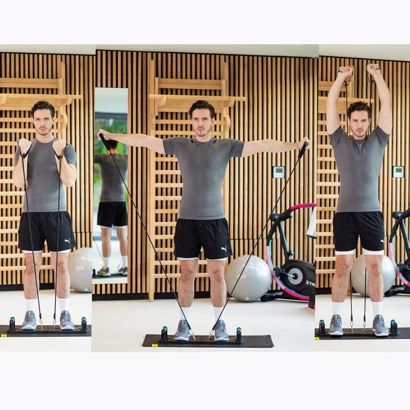 Multifunkciós platform fogókkal és expanderrel XTREXO összehajtható TXO-B4Z045-BK fekete 5