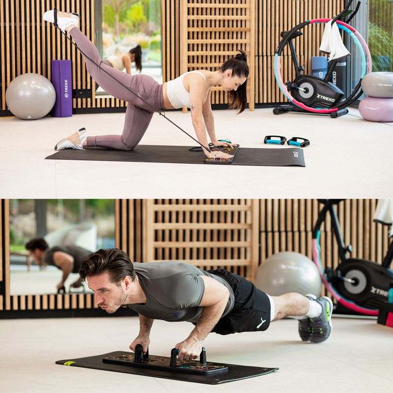 Multifunkciós platform fogókkal és expanderrel XTREXO összehajtható TXO-B4Z045-BK fekete 6