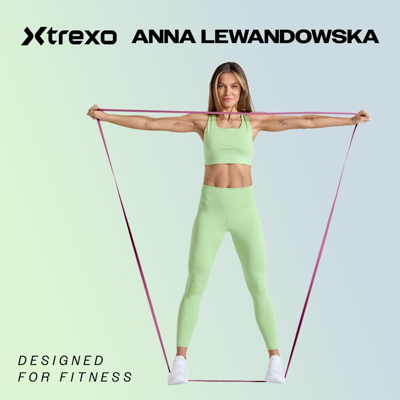 Guma rehabilitacyjna XTREXO 2/5 zielony 2