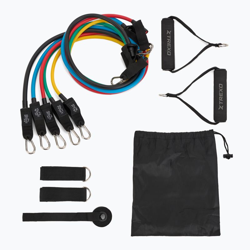 Gumi expander készlet XTREXO TXO-B4Z055-ALL színes