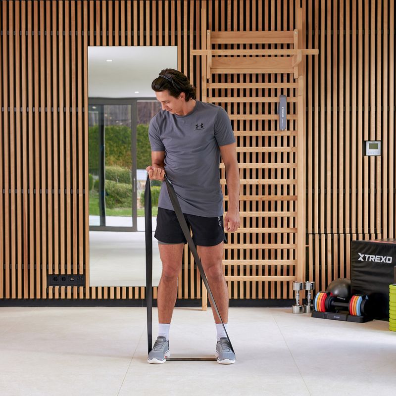 Rehabilitációs szalag XTREXO TXO-B4Z072-BK 12-15 kg fekete 5