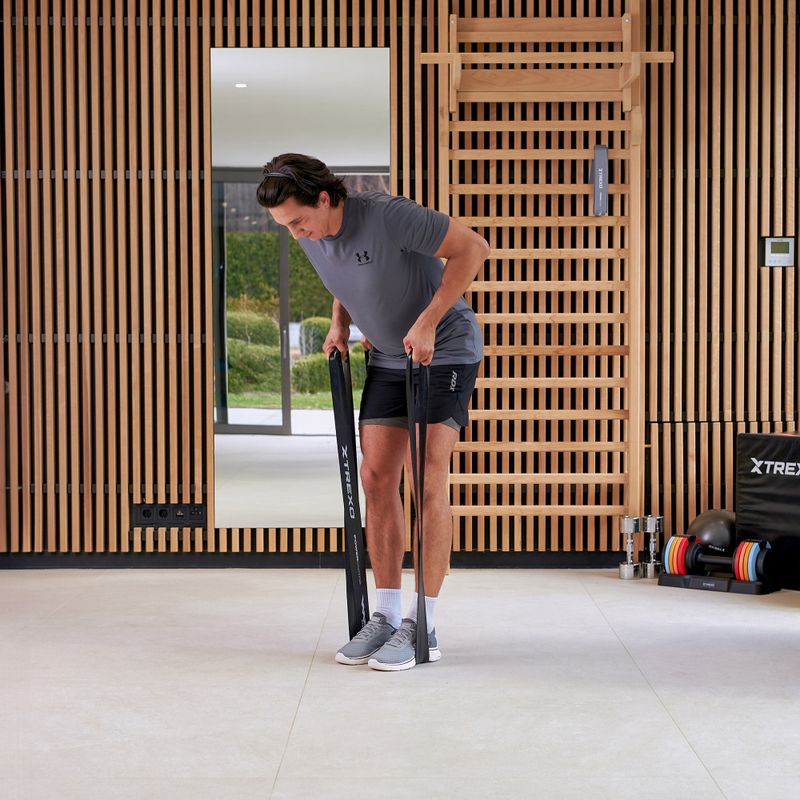 Rehabilitációs szalag TREXO TXO-B4Z072-BK 12-15 kg fekete 5