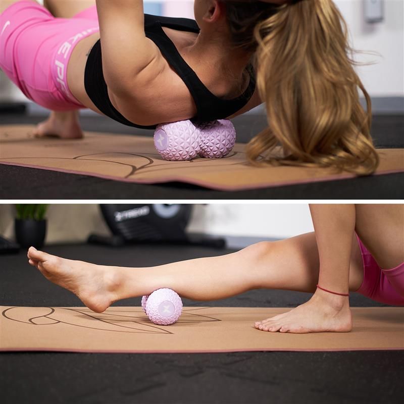 Dupla masszázslabda XTREXO TXO-B4Z075-VT lila 5