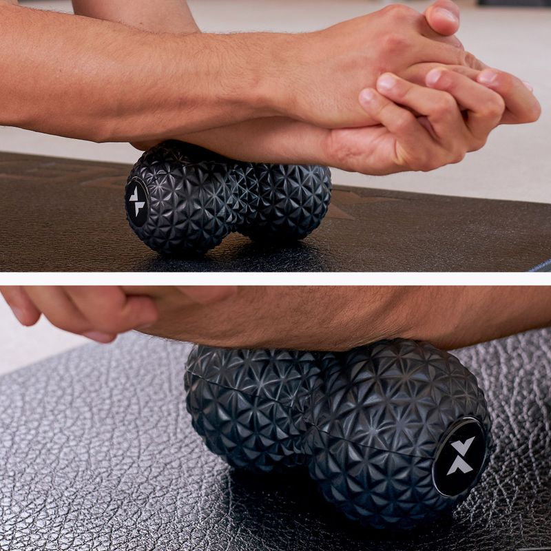 Dupla masszázslabda XTREXO TXO-B4Z075-BK fekete 5