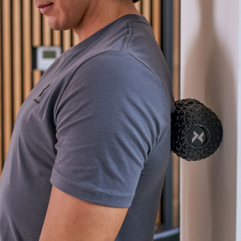 Dupla masszázslabda XTREXO TXO-B4Z075-BK fekete 7