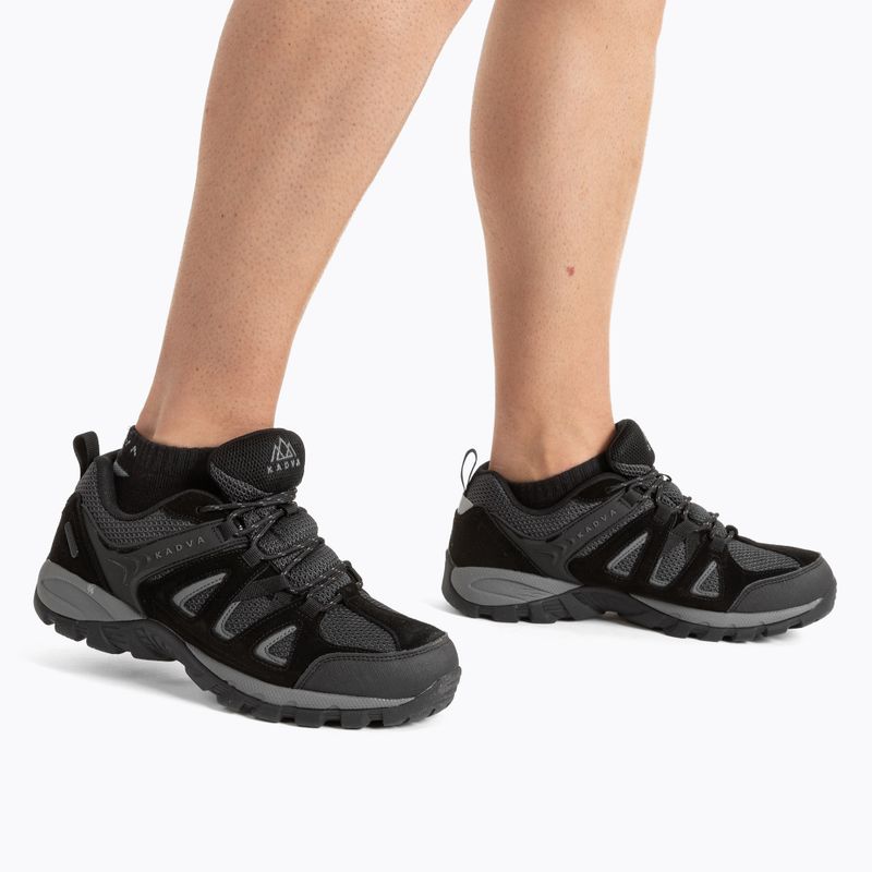 Férfi túracipő KADVA Traver Low WaterProof fekete 3