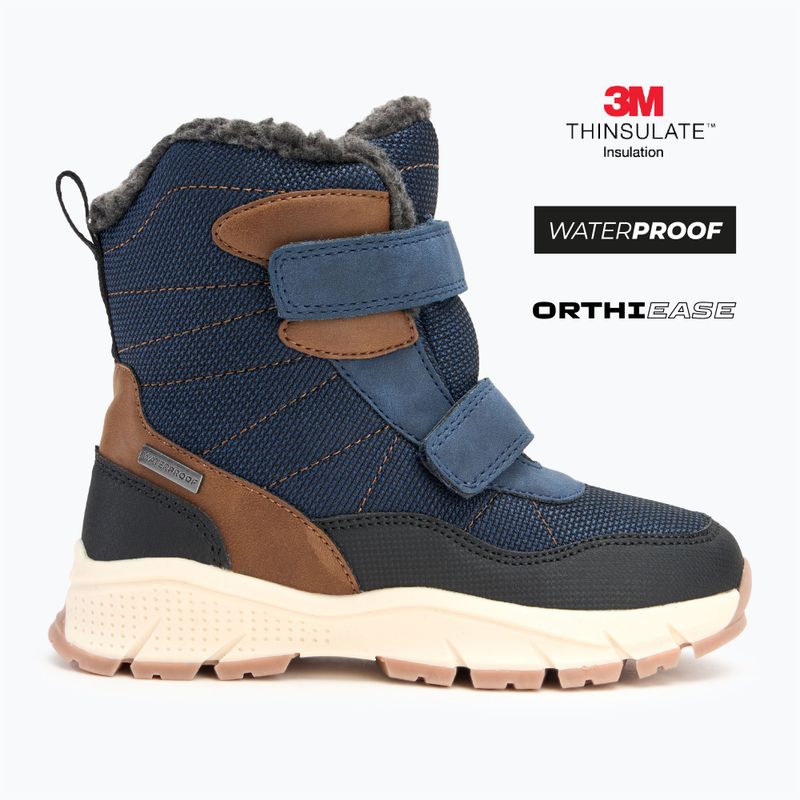Gyermek hócipő KADVA Nevad WaterProof Jrb 3M Thinsulate sötétkék 2