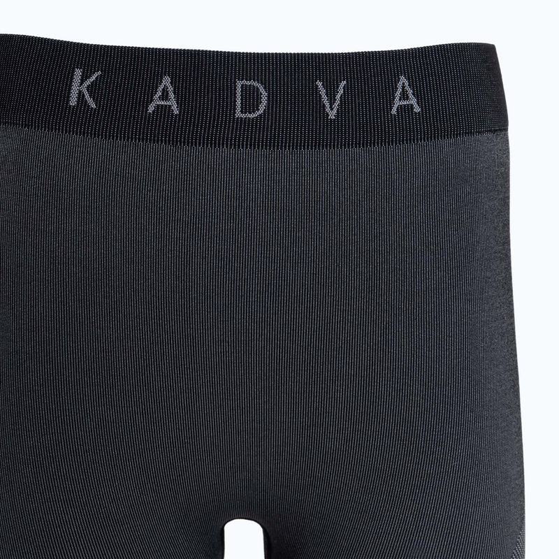 Női KADVA Streif W Set varrás nélküli fekete thermo fehérnemű szett 21