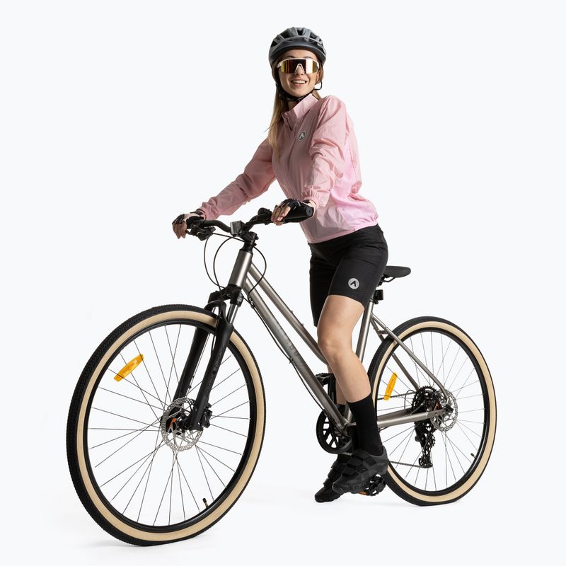 Női kerékpáros kabát ATTABO Cahayo kabát Szélálló rózsaszín 7