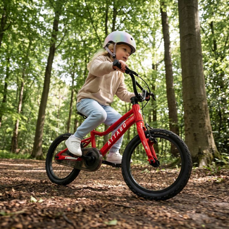ATTABO EASE 16" gyermek kerékpár, piros 6