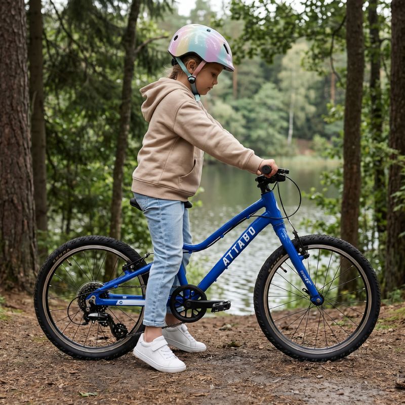 ATTABO EASE 20" gyermek kerékpár, kék 4