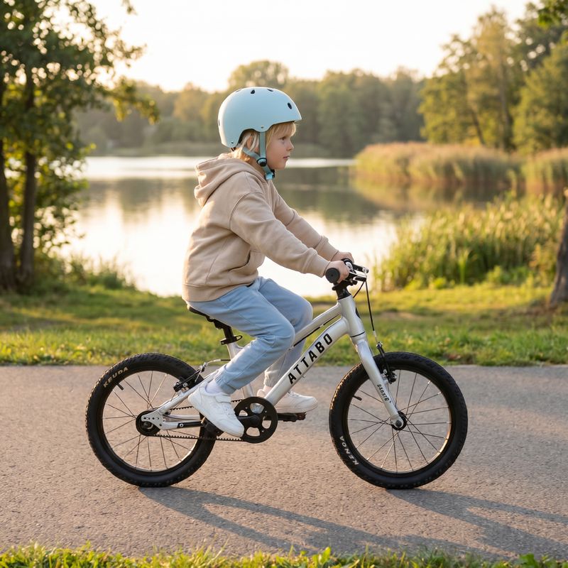 ATTABO EASE 16" B gyermek kerékpár, ezüst 4