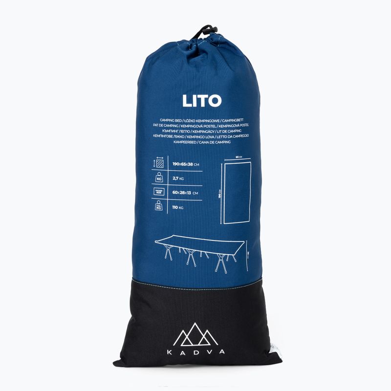 KADVA Lito ultrakönnyű kék utazóágy 12