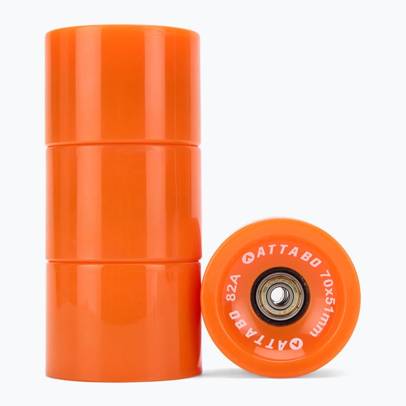 Lonboard kerék ATTABO Longboard Wheels 70x51 mm 4 db narancssárga 2