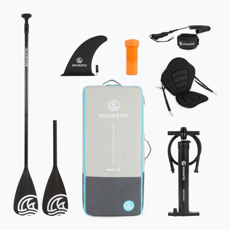 SUP AQUASTIC Perth 11' allround deszka narancssárga tartozékokkal 17