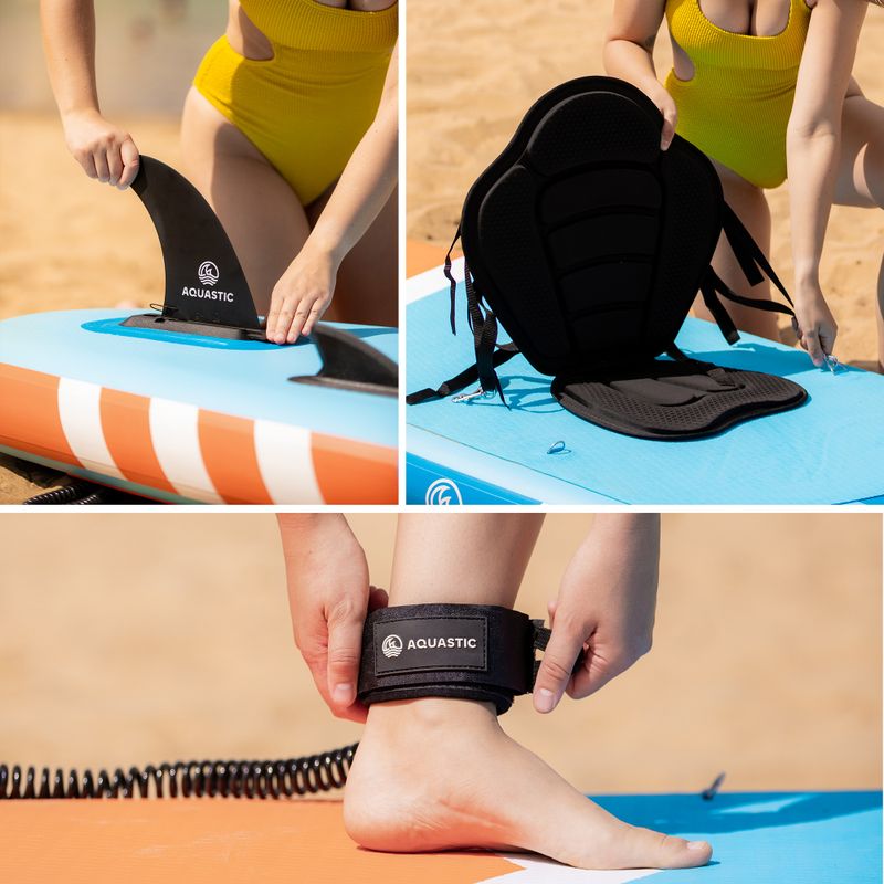 SUP AQUASTIC Perth 11' allround deszka narancssárga tartozékokkal 21