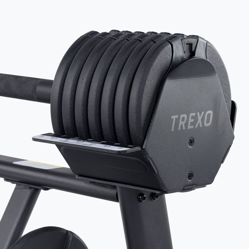 XTREXO 36 kg-os állítható súlyzó készlet 11