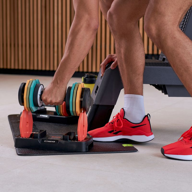 Állítható kézisúlyzó készlet XTREXO 2 x 10 kg multicolor 9
